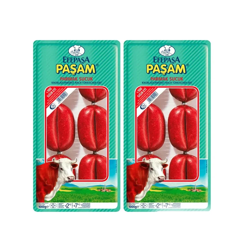 Efepasa Beef Sausage 100% ( Parmak Sucuk ), 1kg