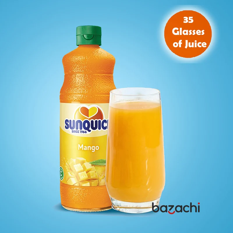 Sunquick Real Mango Fruit Concentrate Bottle, 700ml