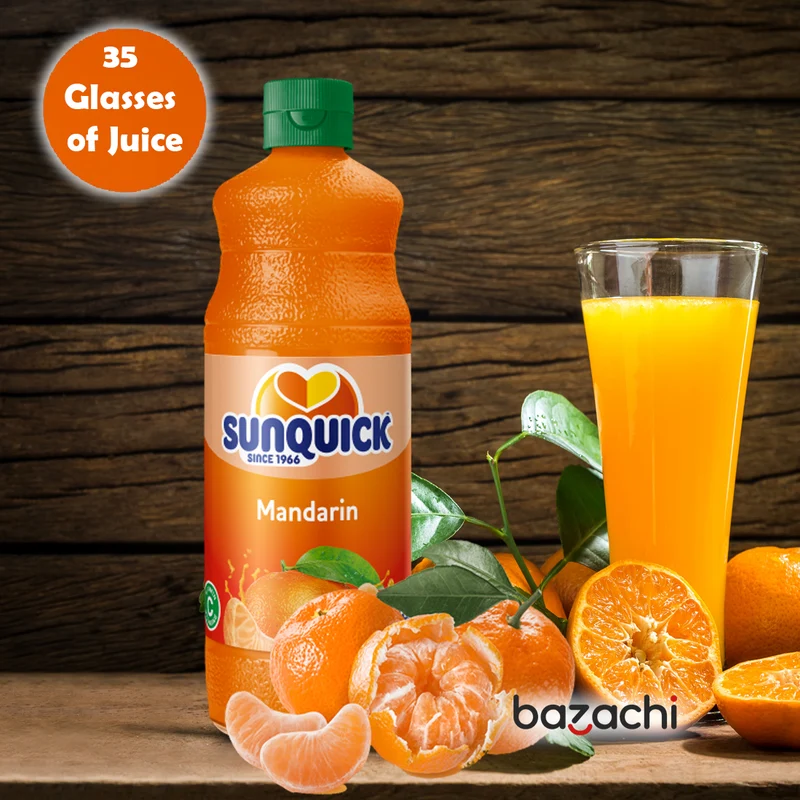 Sunquick Real Mandarin Fruit Concentrate Bottle, 700ml