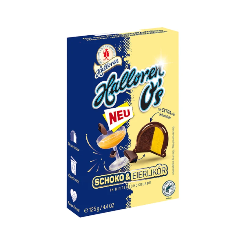 Halloren O´s Schoko-Eierlikör Pralinen 125g / 4.4oz