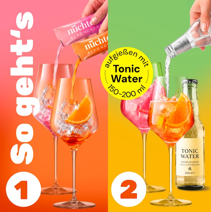 nüchtern Mixed Box Alkoholfrei – 20 Drinks für deinen Aperitivo