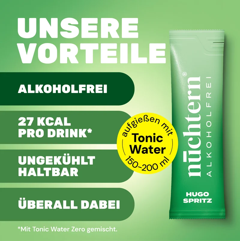 nüchtern Hugo Spritz Alkoholfrei – 10 Drinks für deinen Aperitivo