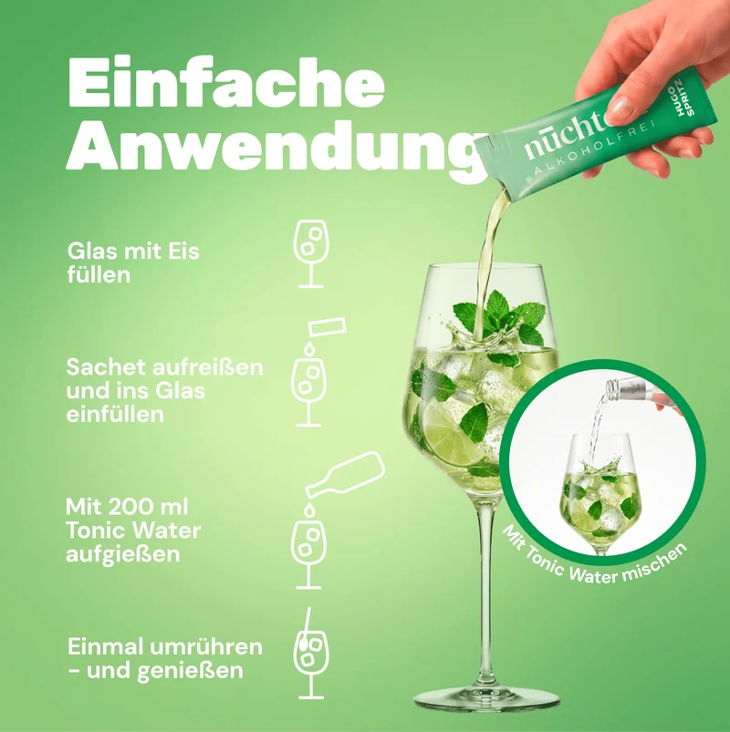nüchtern Hugo Spritz Alkoholfrei – 10 Drinks für deinen Aperitivo