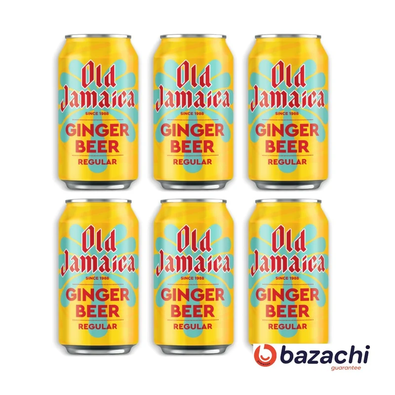 Old Jamaica Ginger Beer Carbonated Soft Drinks, 330ml