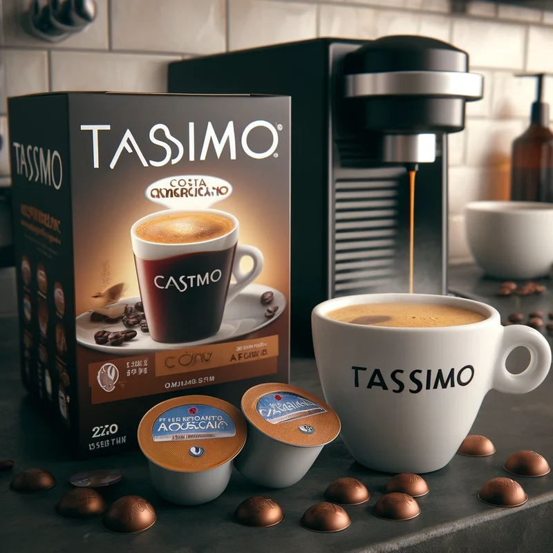 Tassimo Costa Americano Coffee Pods (5 Pack), 80 Servings