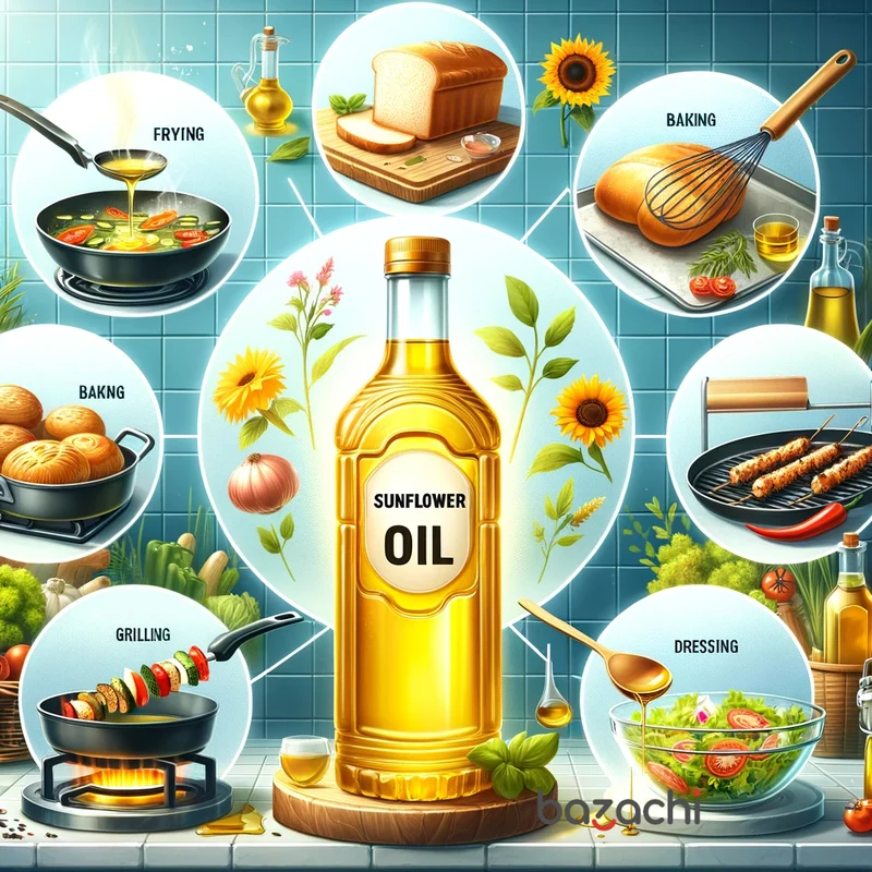 Filippo Berio Sunflower Oil, Cooking Oil, 5L x 5 Pack