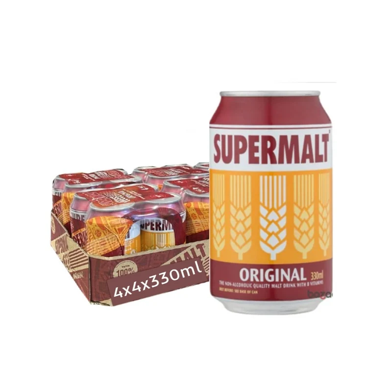 Supermalt Original Non-Alcoholic Malt Drink with B Vitamins, 330ml