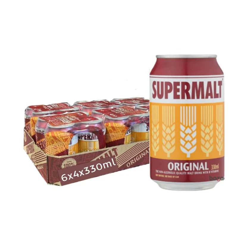 Supermalt Original Non-Alcoholic Malt Drink with B Vitamins, 330ml