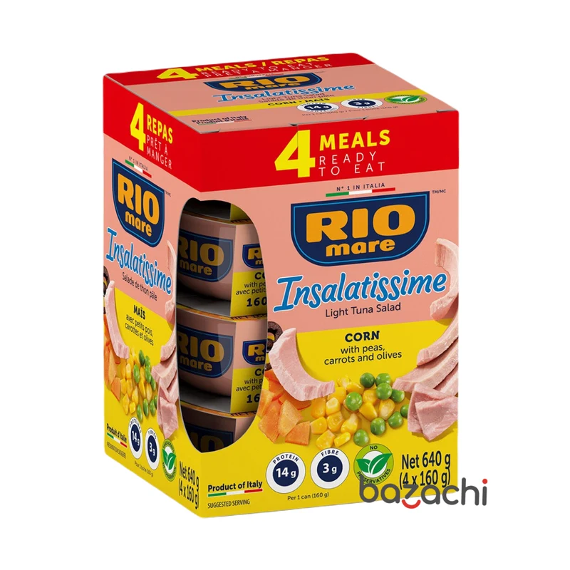 Rio Mare Insalatissime Sweetcorn and Tuna Salad MSC, 160g