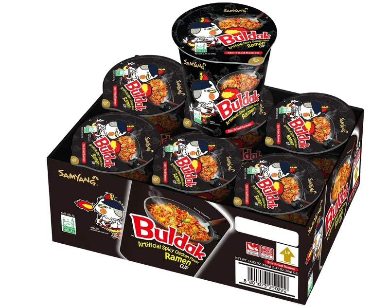 Buldak Hot Chicken Ramen Spicy Cup Noodles, 70g