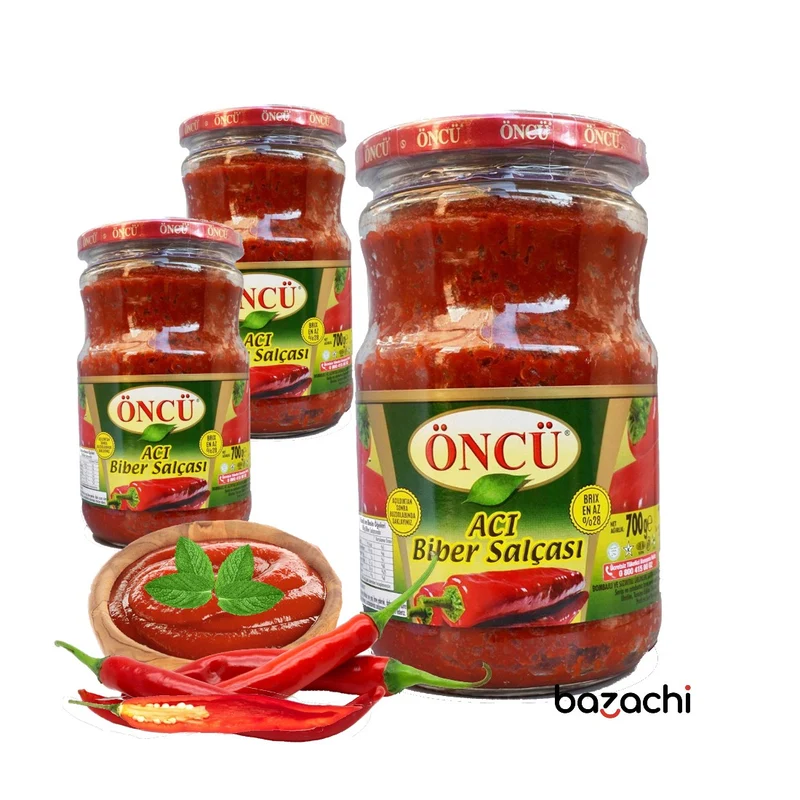 Oncu Hot Pepper Paste ( Aci Biber Salcasi ) 700g