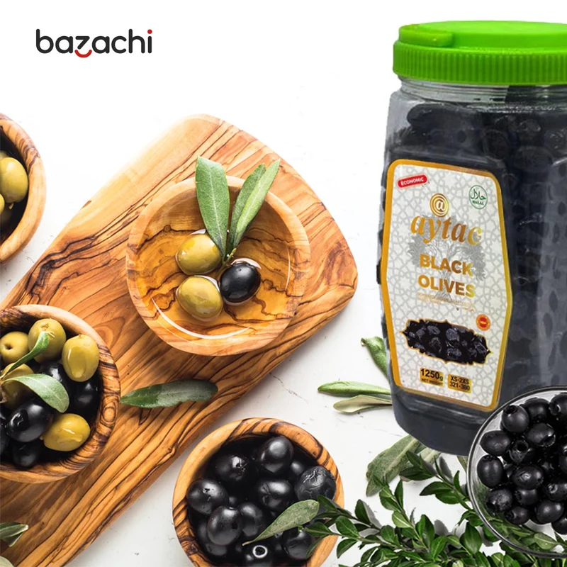 Aytac Black Olive Economic Pack, 1.25kg