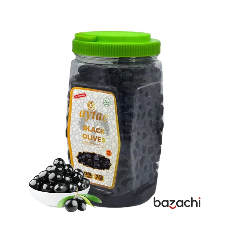 Aytac Black Olive Economic Pack, 1.25kg
