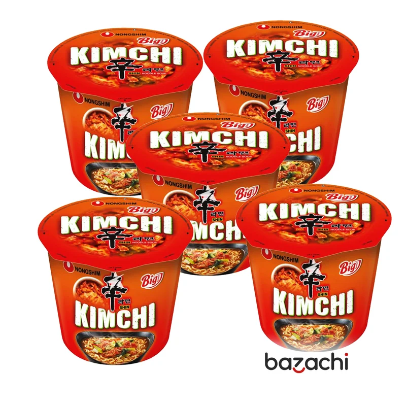 Nong Shim Kimchi Ramyun Big Bowl Noodle Soup, 112g