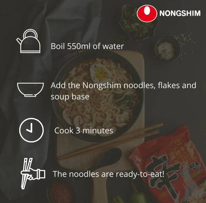 Nong Shim Kimchi Ramyun Big Bowl Noodle Soup, 112g