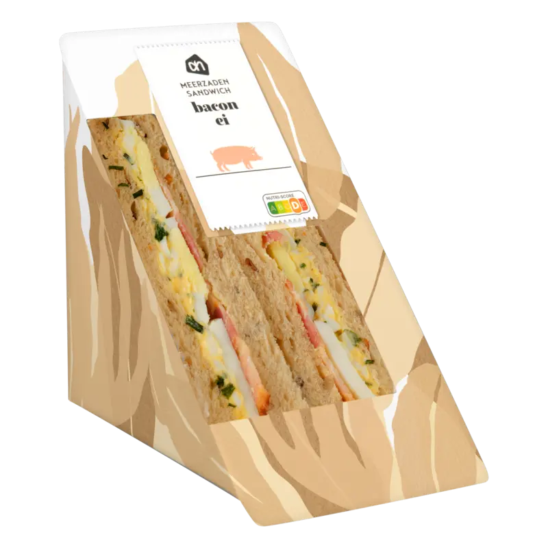 Meergranen sandwich bacon ei