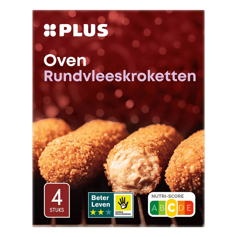 Oven rundvleeskroketten 4 stuks