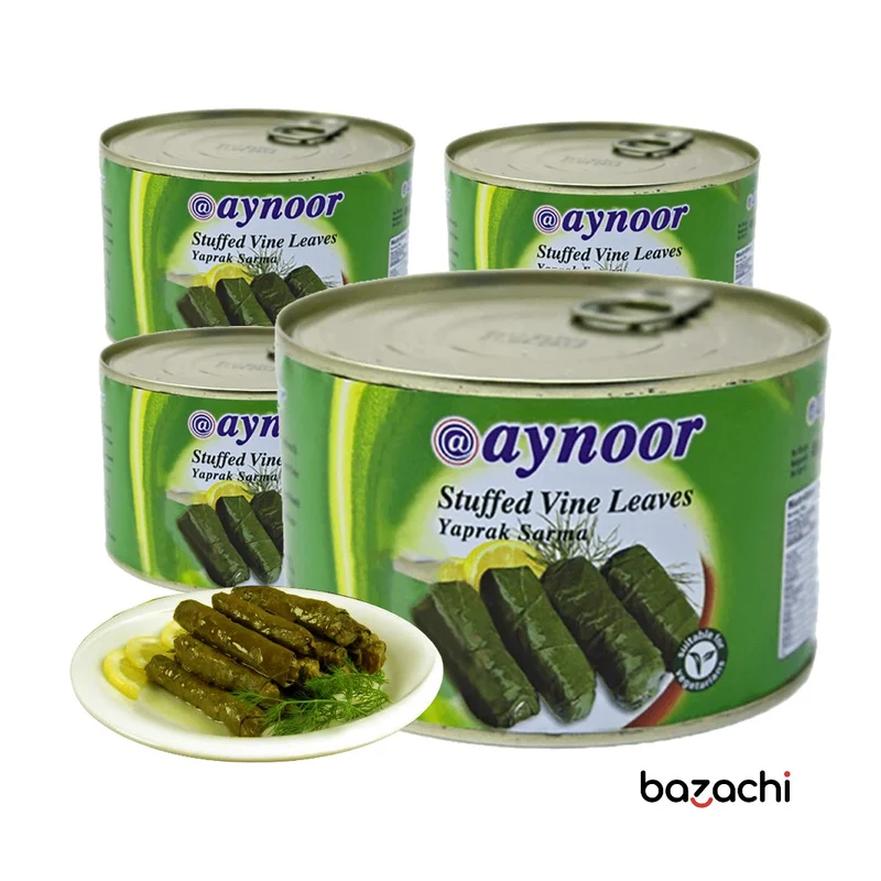 Aynoor Stuffed Vine Leaves in Olive Oil (Yaprak Sarma), 400g