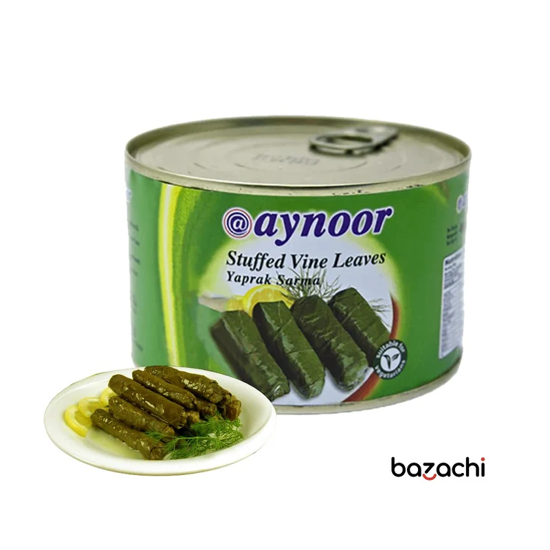 Aynoor Stuffed Vine Leaves in Olive Oil (Yaprak Sarma), 400g