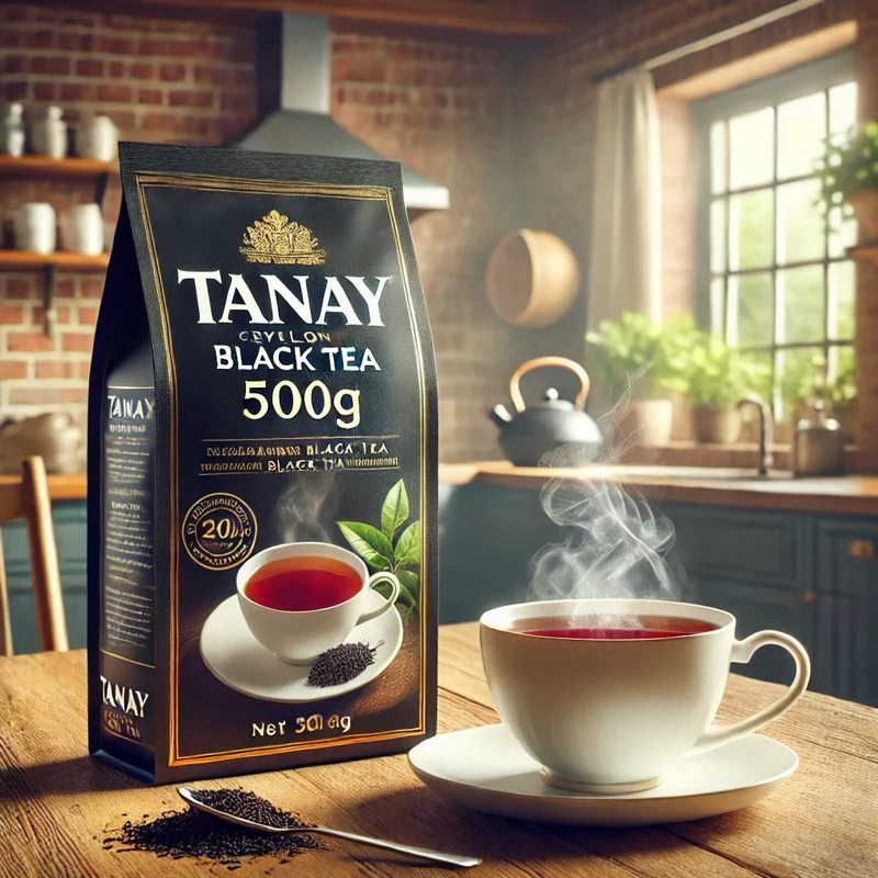 TANAY Ceylon Black Leaf Tea, 500g