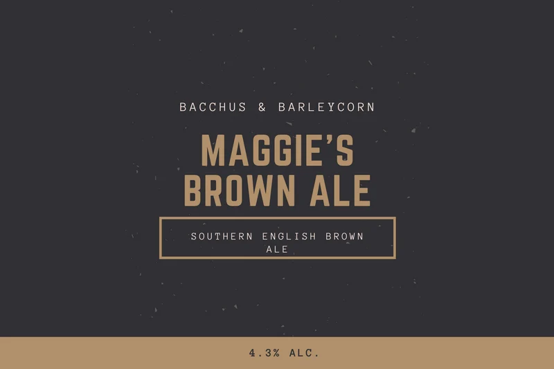 Maggie's Brown Ale Brewing Kit - 5 Gallon (Southern English Brown Ale Style)