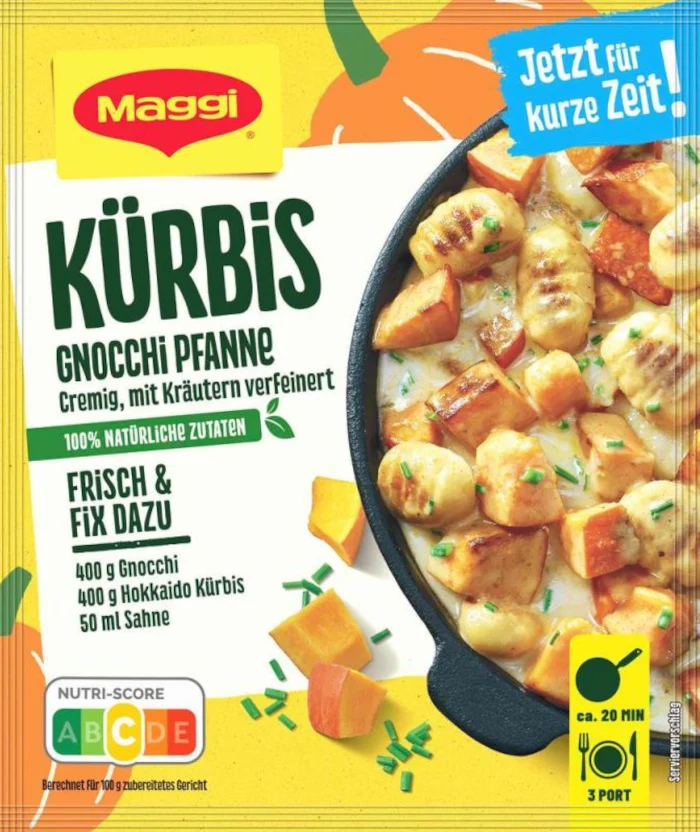 Maggi Fix für Kürbis Gnocchi Pfanne 31g / 1.09oz