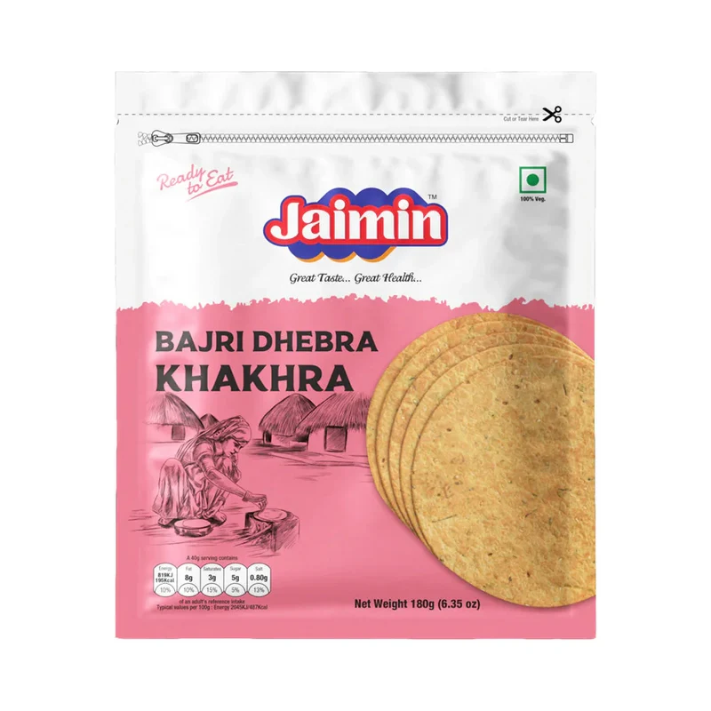 Jaimin - Bajri Dhebra Khakhra 180gm