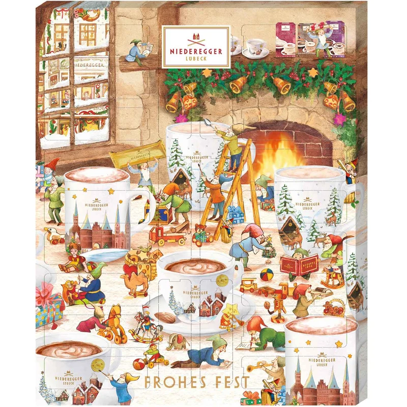 Niederegger Adventskalender "Heißgetränke" 548g / 19.33oz