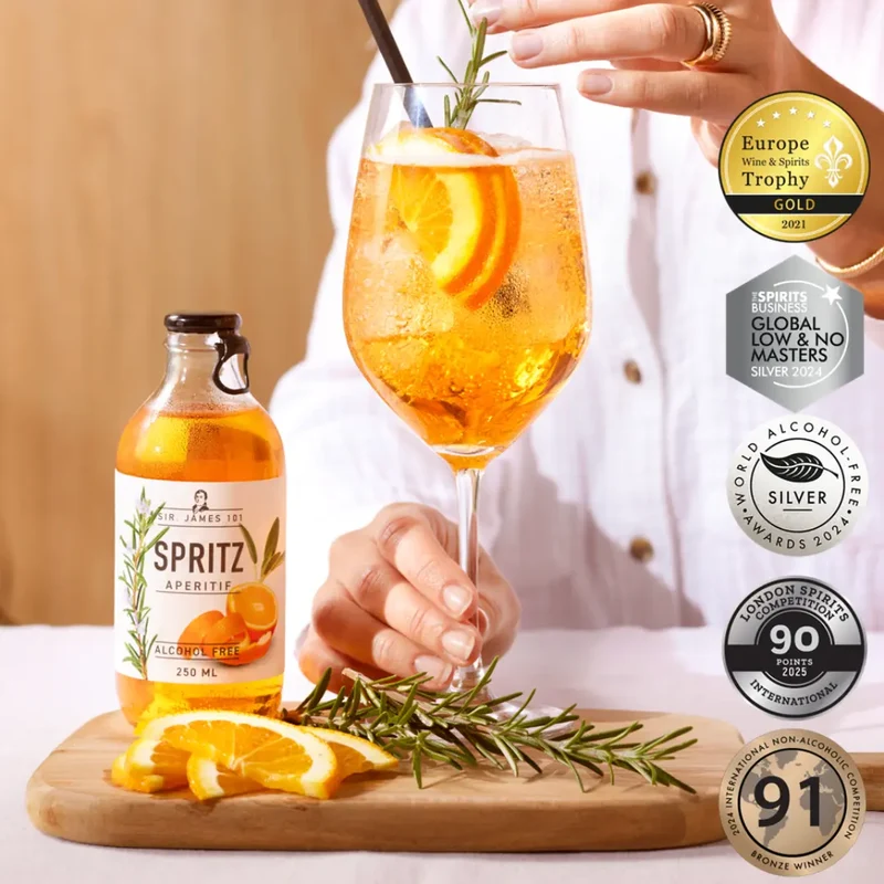 Sir. James 101 - Spritz Aperitif alkoholfrei - alkoholfreier Cocktail