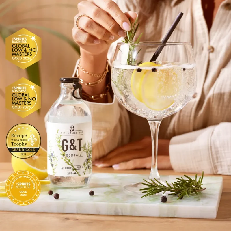 Sir. James 101 – Wacholder Tonic alkoholfrei – alkoholfreier Cocktail