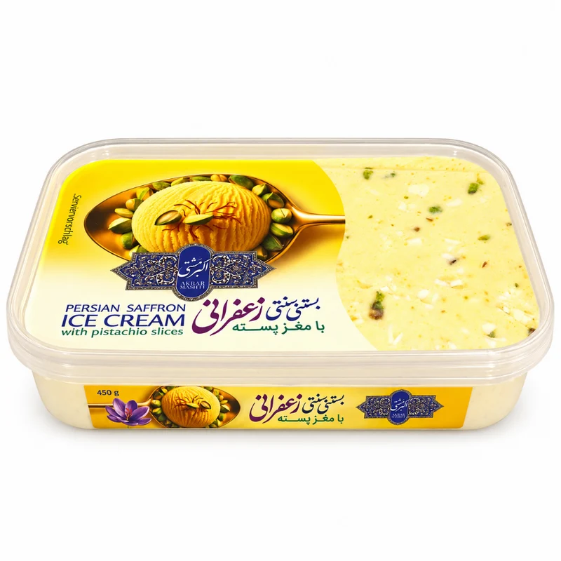 Akbar Mashti - Persian Saffron Ice Cream 450ml (Only Berlin Delivery)