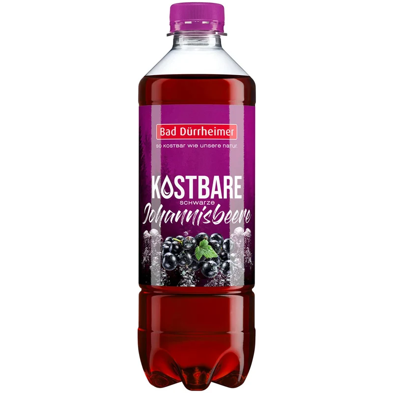 Bad Dürrheimer Kostbare Schwarze Johannisbeere PET 20x 0,5 Liter (EINWEG)