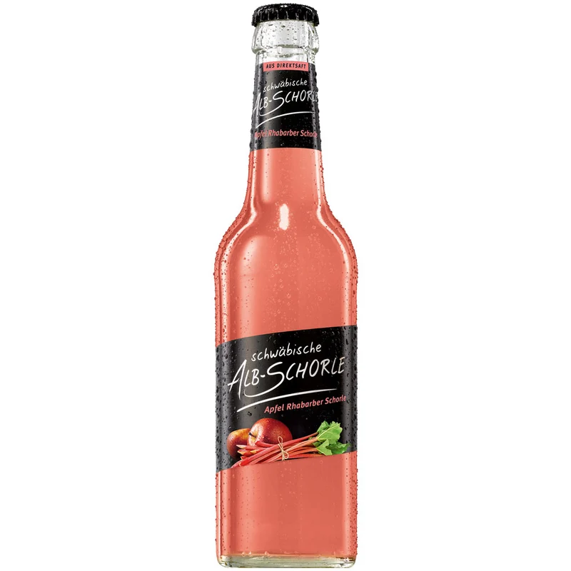 Zwiefalter Alb-Schorle Apfel-Rhabarber 24x 0,33 Liter (MEHRWEG)
