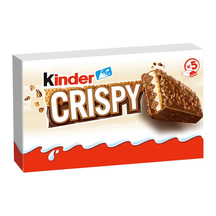 Ferrero Kinder Crispy knusprige Waffelriegel 5 Stück 170g / 6oz