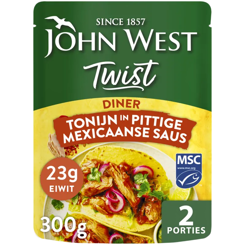 John West Twist Diner Tonijn Mexciaans MSC