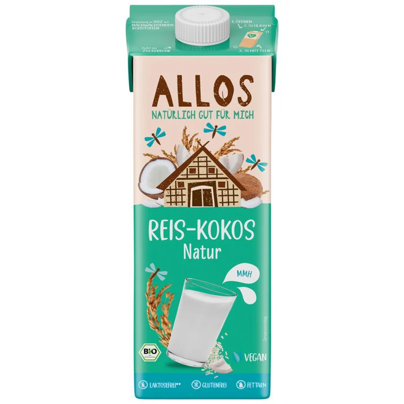 Reis-Kokos Drink ungesüßt 1l