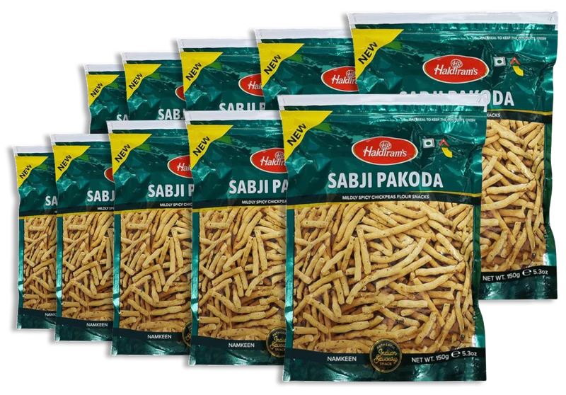 Haldiram's Sabji Pakoda 150gm Bundle (Choose your Quantity)