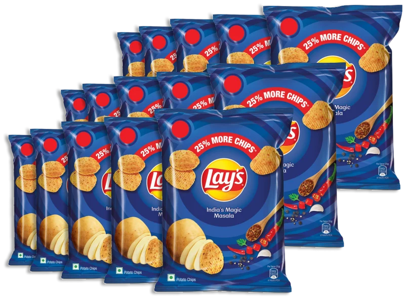 Lays Chips - Magic Masala 52gm Bundle (Choose your Quantity)