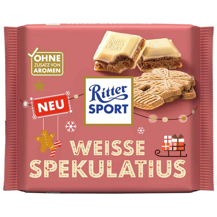 Ritter Sport Schokolade Weisse Spekulatius Limited Edition 100g