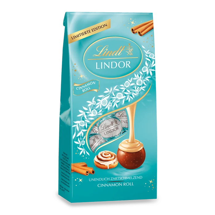 Lindt Lindor Schokoladen Kugeln Cinnamon Roll 100g / 3.53oz