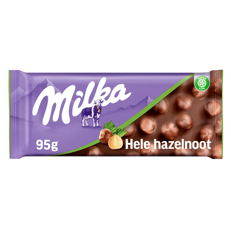 Milka Chocoladereep Hele Noot