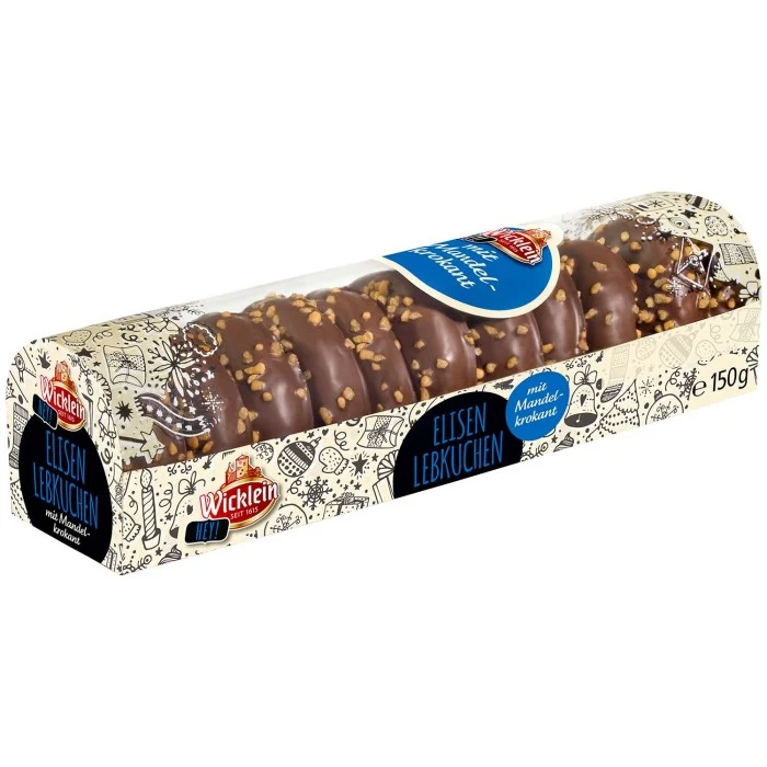 Wicklein Mini Elisen Lebkuchen Mandel-Krokant 150g