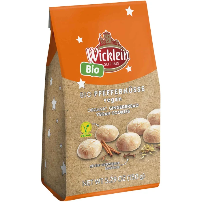 Wicklein Bio Pfeffernüsse Vegan 150g / 5.29oz