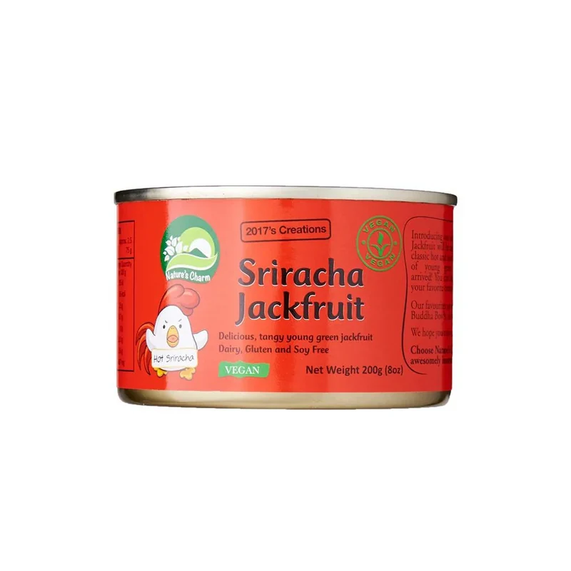 Nature's Charm - Sriracha Jackfruit (Vegan) 200gm