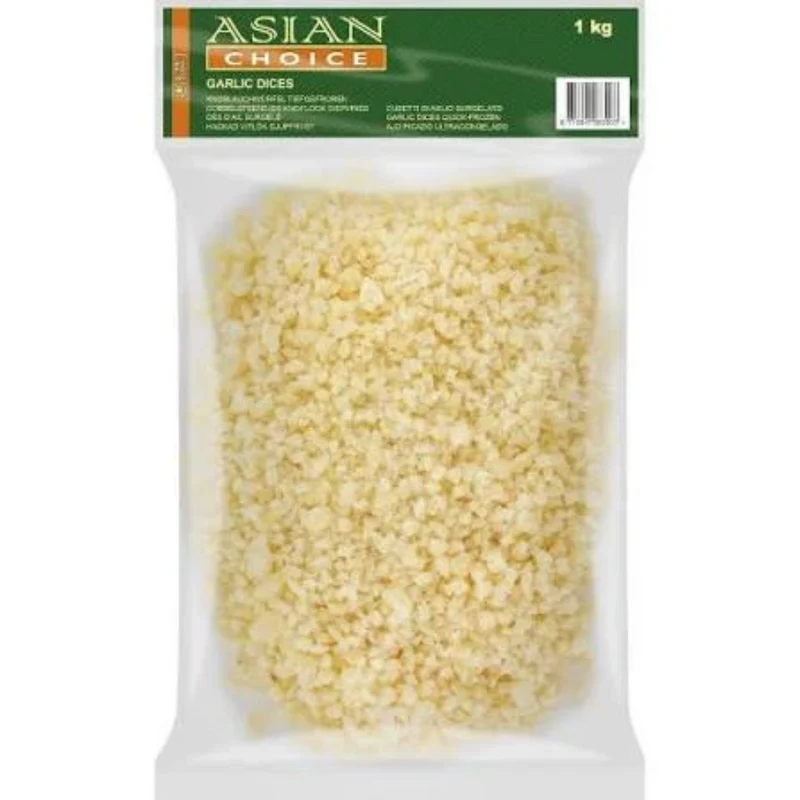Frozen Asian Choice Frozen Garlic Dices 1kg - Only Berlin Delivery
