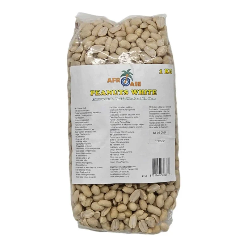 Afroase White Peanuts 1kg