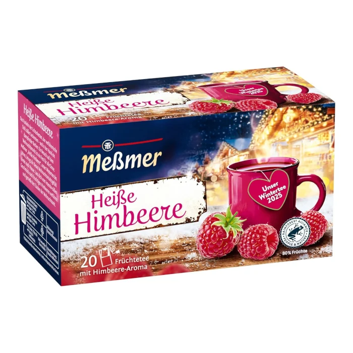Meßmer Heiße Himbeere Früchtetee 20 Teebeutel