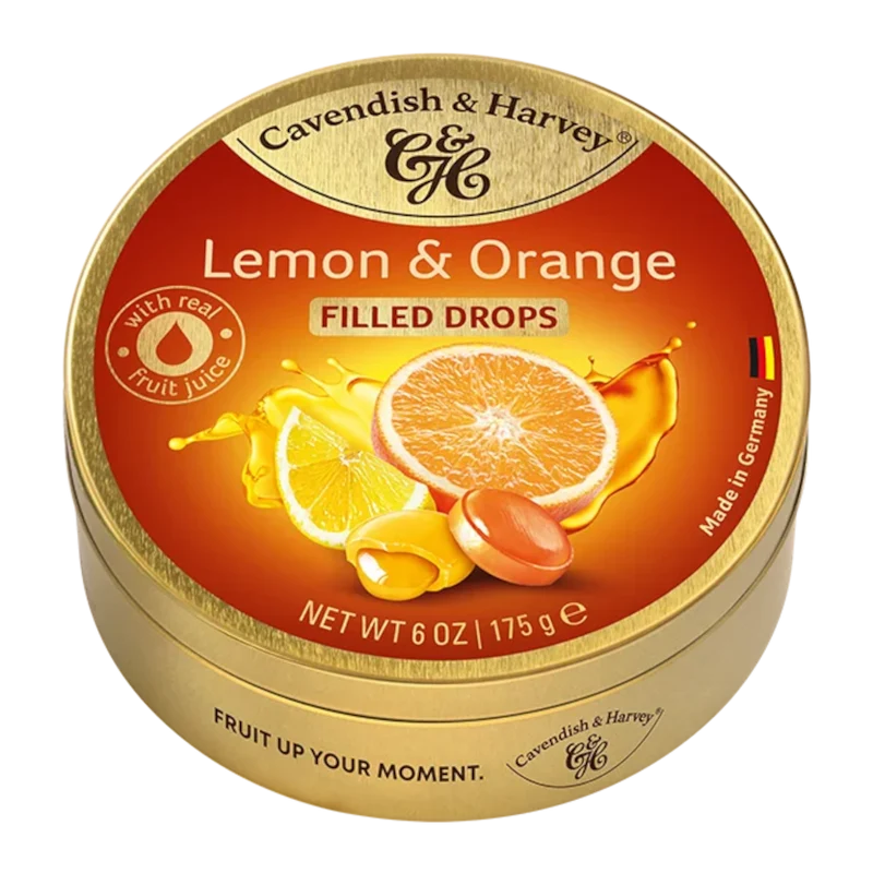 Cavendish & Harvey Lemon & Orange Filled Drops 175g / 6.17oz
