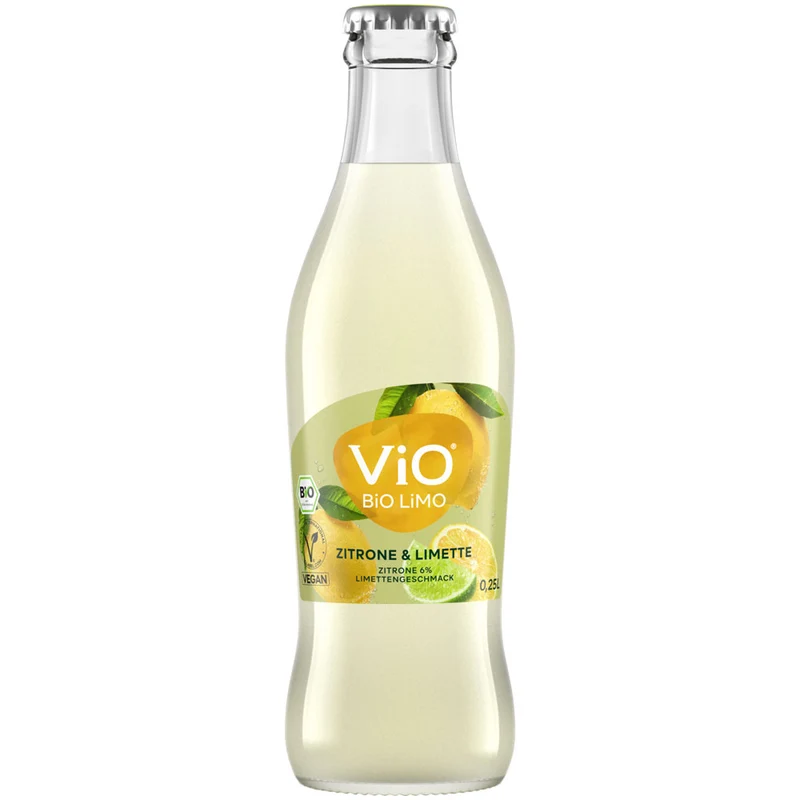 ViO BiO Limo Zitrone-Limette 24x 0,25 Liter (MEHRWEG)