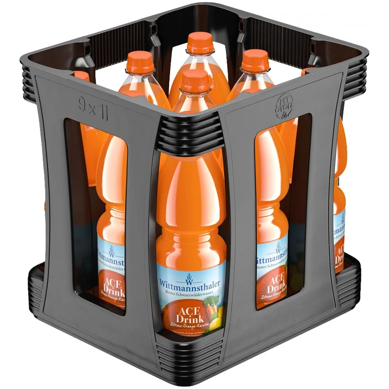 Wittmannsthaler ACE Orange Mango PET 9x 1 Liter (EINWEG)